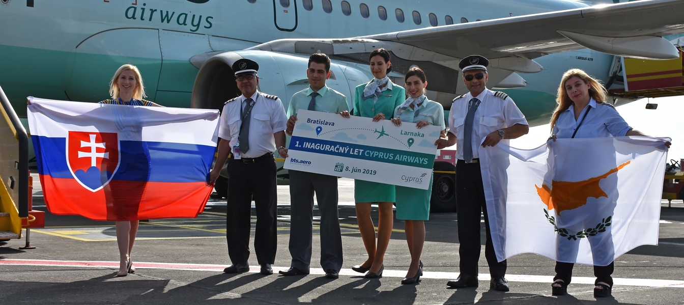 Cyprus Airways zahájili lety do Bratislavy
