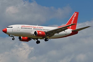 Albawings Boeing 737-500 ZA-AWA