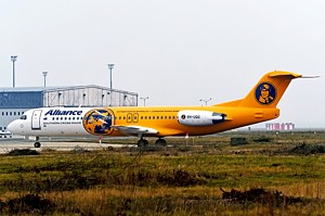 Alliance Air Fokker 100 VH-UQG