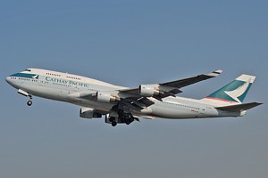 B747-400 Cathay Pacific Airways B-HKE