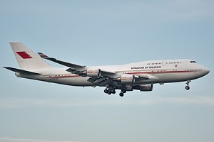 Bahrain Amiri Flight Boeing 747-400 A9C-HMK