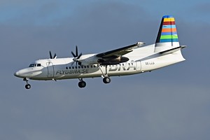 Braathens Fokker 50 SE-LEB