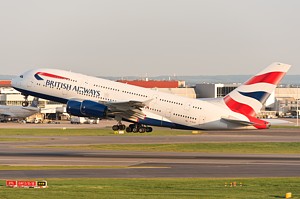 British Airways Airbus A380 G-XLEA