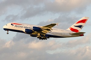 British Airways Airbus A380 G-XLEC