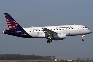 Brussels Airlines Sukhoi Superjet 100 EI-FWD