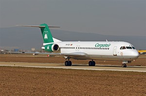 Carpatair Fokker 100 YR-FZA