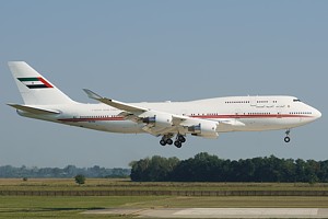 Dubai Air Wing Boeing 747-400 A6-HRM