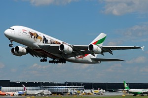 Emirates Airbus A380 A6-EEI