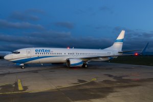 Enter Air Boeing 737-800 SP-ESA