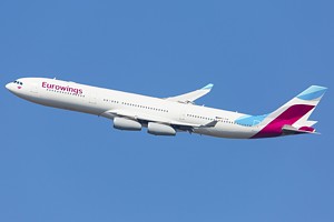 Eurowings Airbus A340-300 OO-SCW
