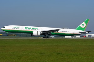 EVA Air Boeing 777-300 B-16702