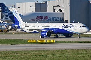 IndiGo Airbus A321 D-AVXQ