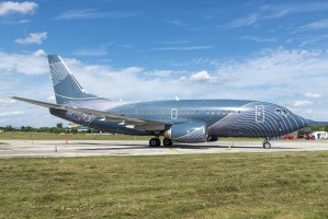 KlasJet Boeing 737-500 LY-FLT