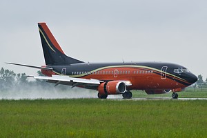 KlasJet Boeing 737-500 LY-KDT
