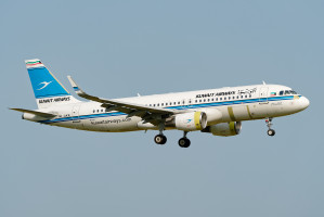 Kuwait Airways Airbus A320 9K-AKK
