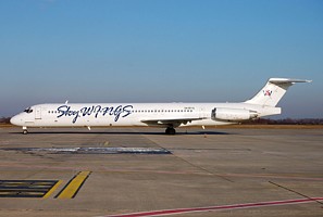 MD83 Sky Wings Airlines SX-BTG_1
