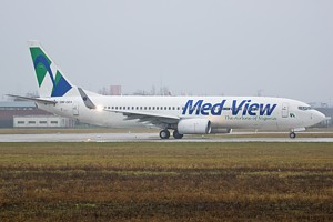 Med-View Airlines B737-800 OM-GEX