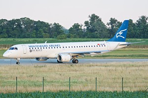 Montenegro Airlines Embraer ERJ-195 4O-AOC