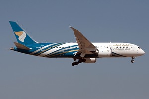 Oman Air Boeing 787-8 A4O-SA