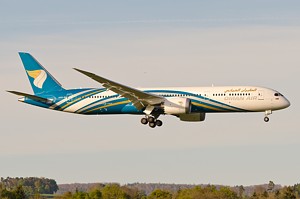 Oman Air Boeing 787-9 A4O-SD