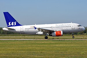 SAS Airbus A319 OY-KBP