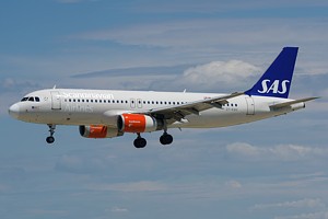 SAS Airbus A320 OY-KAU