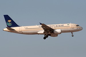 Saudi Arabian Airlines Airbus A320 HZ-AS13 