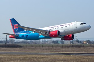 Slovak Government Flying Service Airbus A319 OM-BYK