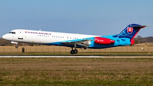 Slovak Government Flying Service Fokker 100 OM-BYB