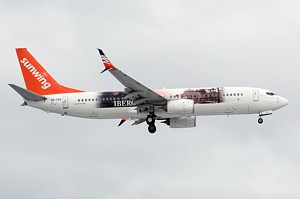 Sunwing Airlines Boeing 737-800 OK-TVU