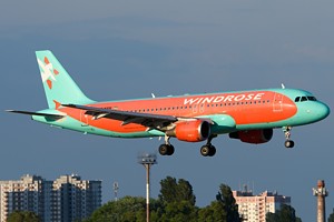 Wind Rose Aviation Airbus A320 UR-WRM