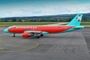 Windrose Aviation Company  A-320-212 first time  at the Airport Sliac