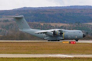 Premiéra Airbus A400 na letisku Sliač