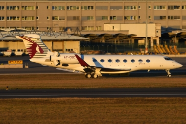 Qatar Amiri Flight Gulfstream Aerospace G-VI Gulfstream G650  A7-CGC